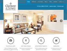 Tablet Screenshot of clairmontatfarmgate.com